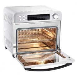 Kalamera 20 qt. 1700-Watt White Air Fryer Toaster Oven Preset Menu Program Cavity 23 Kalamera 20 qt. 1700-Watt White Air Fryer Toaster Oven Preset Menu Program Cavity -Air Fryers shop white kalamera air fryers kaf d223dl fa 1000