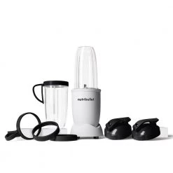 NutriBullet 0.9 oz. Single Speed All Matte White Pro Single Serve Blender (900W)