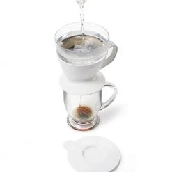 OXO Good Grips 1.5-Cup White Pour-Over Coffee Maker 25 OXO Good Grips 1.5-Cup White Pour-Over Coffee Maker -Air Fryers shop white oxo drip coffee makers 11180100 1f 1000