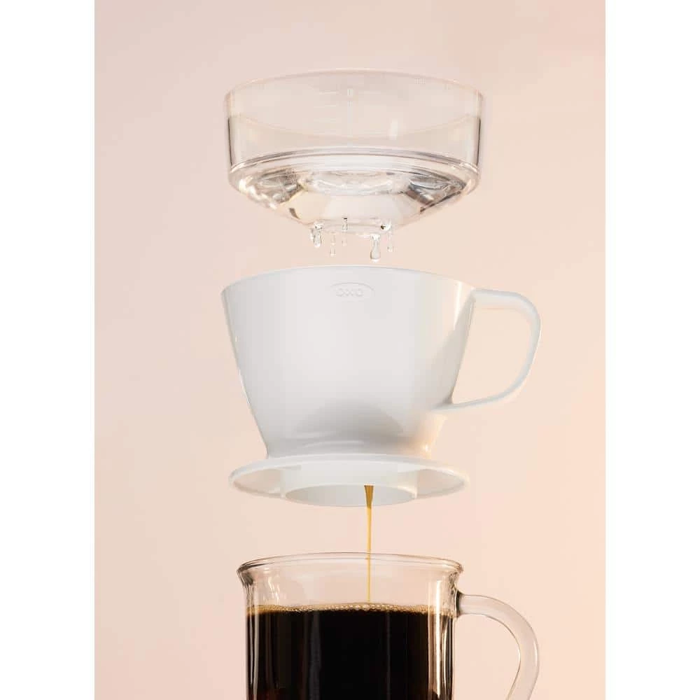 OXO Good Grips 1.5-Cup White Pour-Over Coffee Maker 5 OXO Good Grips 1.5-Cup White Pour-Over Coffee Maker - Image 3
