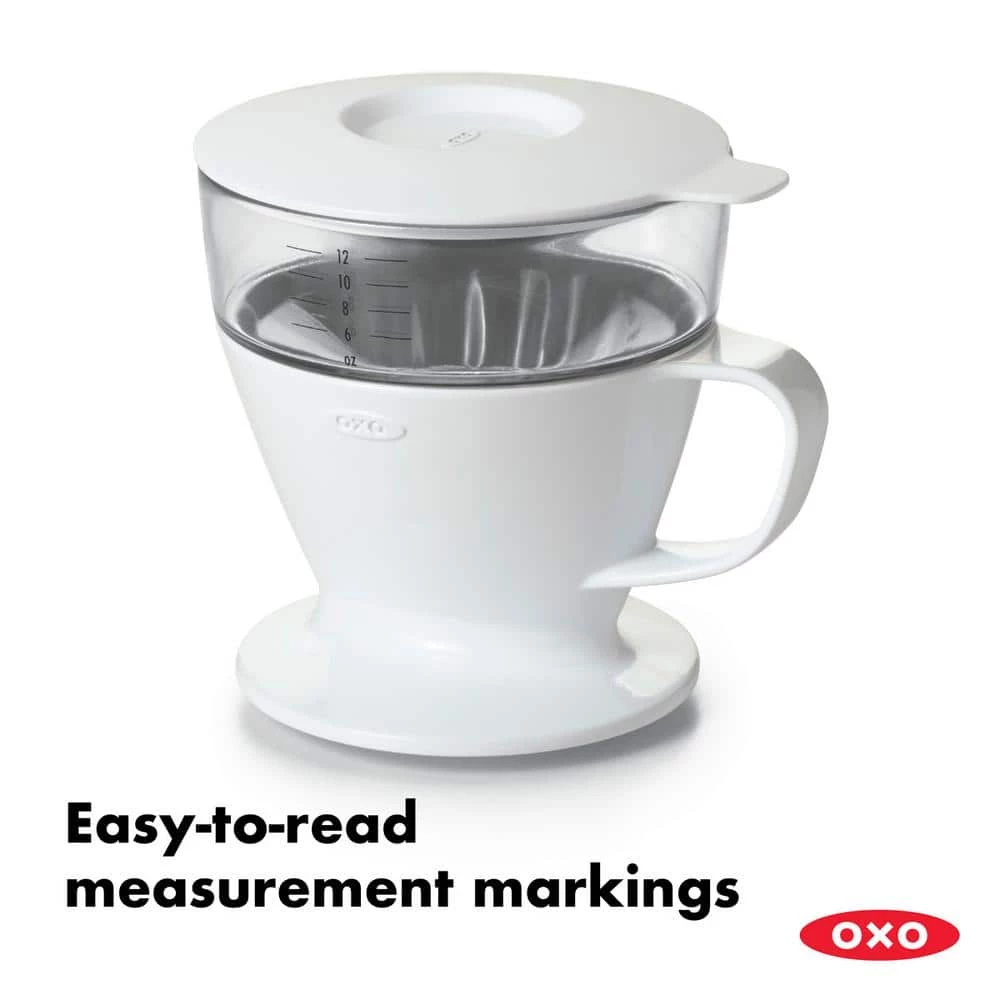 OXO Good Grips 1.5-Cup White Pour-Over Coffee Maker 6 OXO Good Grips 1.5-Cup White Pour-Over Coffee Maker - Image 4