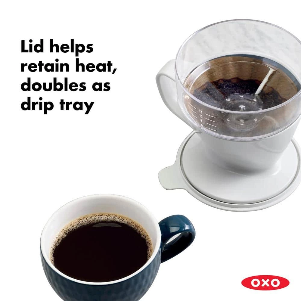 OXO Good Grips 1.5-Cup White Pour-Over Coffee Maker 14 OXO Good Grips 1.5-Cup White Pour-Over Coffee Maker - Image 12